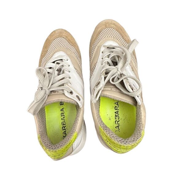 Barbara Bui Suede Colorblock
Pattern Sneakers - Neutrals... - Picture 5 of 7